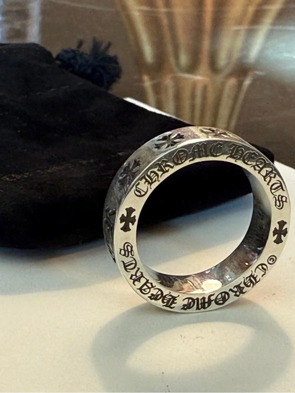 NWT Chrome Hearts Forever Ring SZ 10